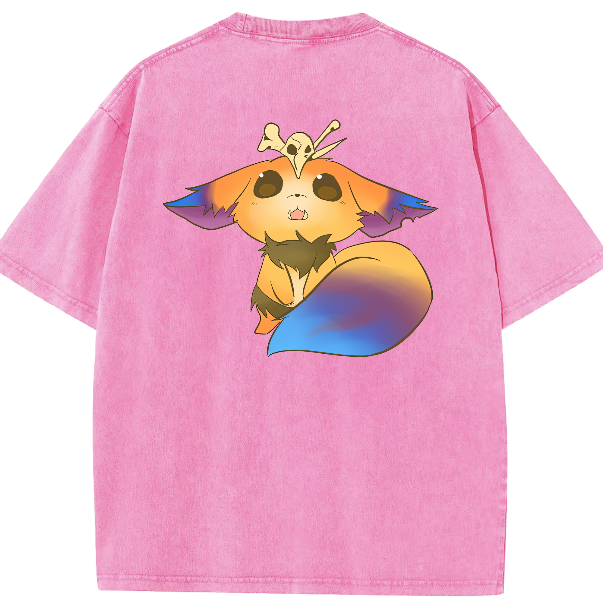 リーグ・オブ・レジェンド League of Legends LOL 綿100% ヴィンテージ風 半袖Tシャツ（背面プリント）